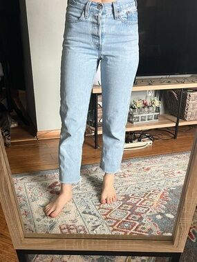 Levi's Light Blue Straight-Leg Women's Jeans